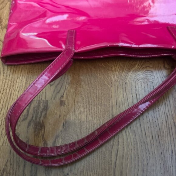 Kate Spade New York Pink Bridesmaid Tote Hand Shoulder Bag Wedding Bon Shopper - Picture 2 of 5